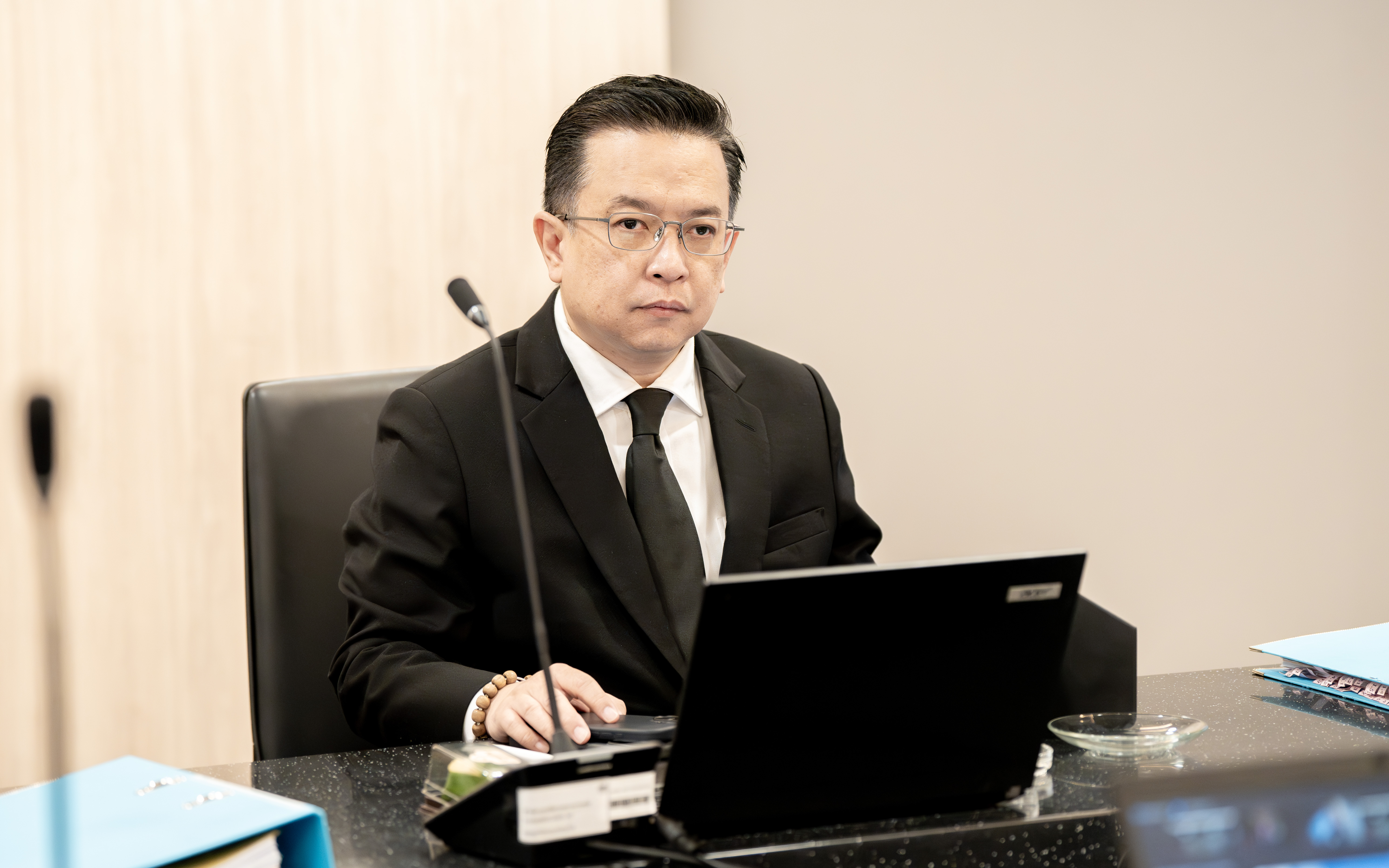 นายวินิจ วิเศษสุวรรณภูมิ ผู้อำนวยการสำนักงานเศรษฐกิจการคลัง เข้าร่วมการประช...