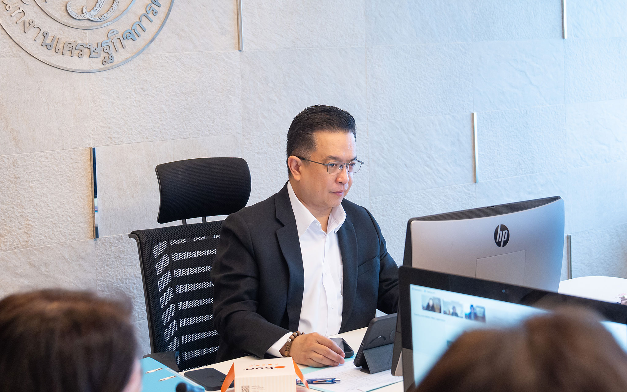 นายวินิจ วิเศษสุวรรณภูมิ ผู้อำนวยการสำนักงานเศรษฐกิจการคลัง เป็นประธานการประชุมคณะอน...